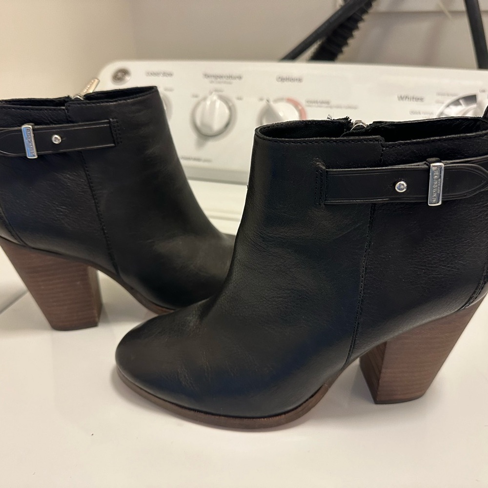 Coach zip ankle booties size 8
